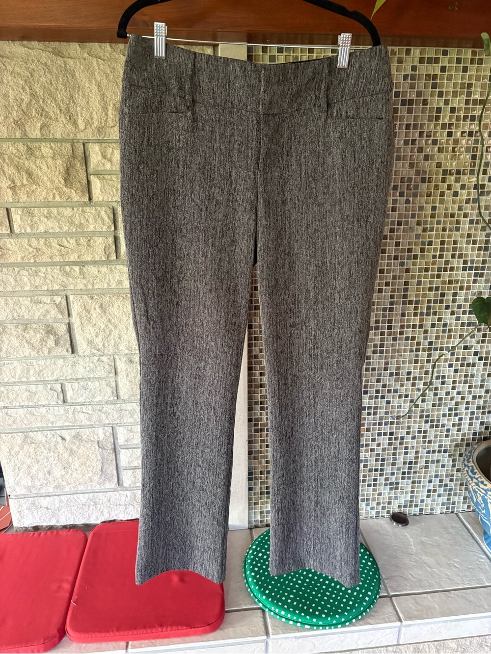 Apt. 9 Charcoal Heather Women's Dress Pants